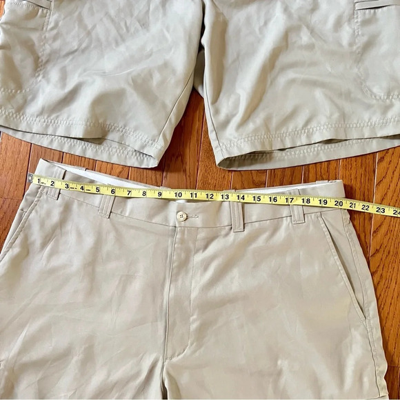 Top Flite Mens Golfcore Khaki Cargo Flat Front Gamechanger Golf Shorts 40 Pack 2 - Picture 5 of 16